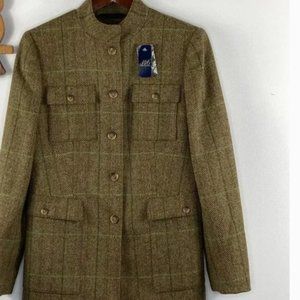 Brooks Brothers Herringbone Tweed Wool Jacket Blazer